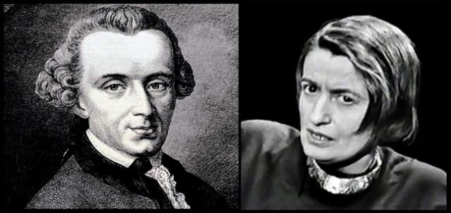 The selfless Emmanuel Kant and the selfish Ayn Rand